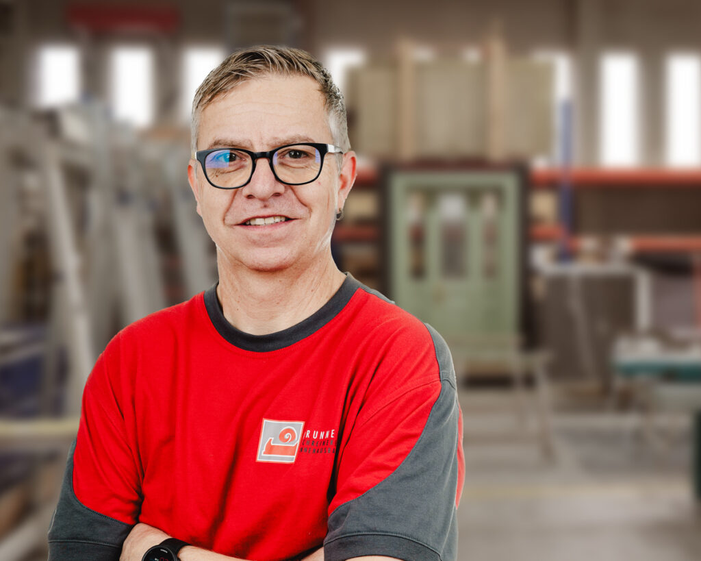 Felix Schwarzenbach, Schreiner-Monteur bei der Schreinerei R. Brunner AG in Zürich