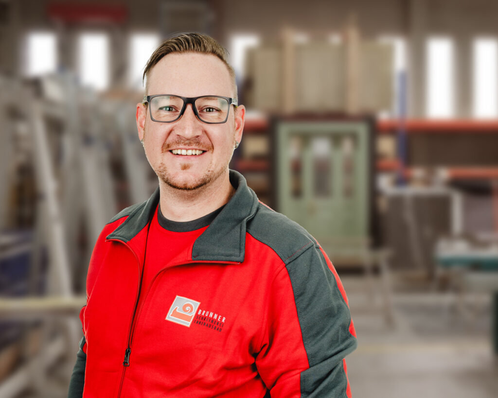 Florian Hütter, Schreiner-Monteur bei der Schreinerei R. Brunner AG in Zürich