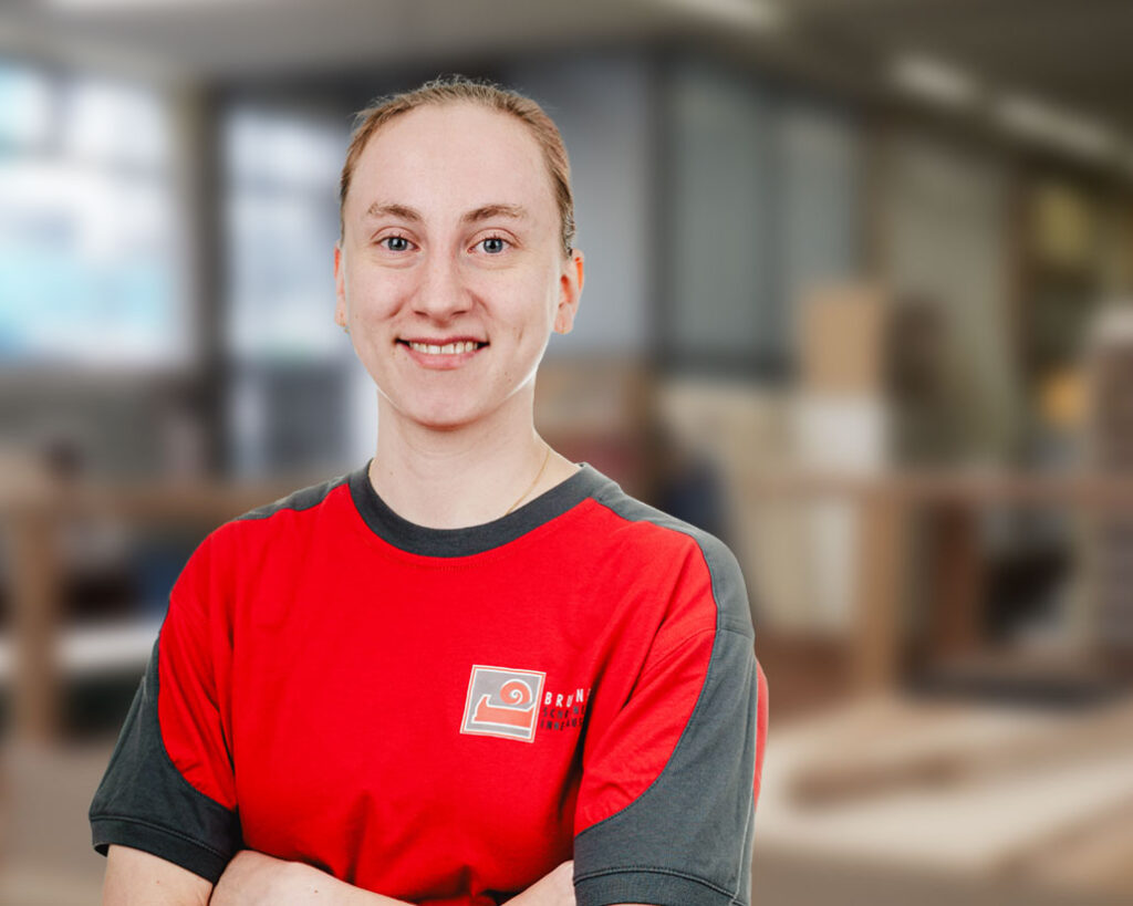 Joeann Raths, Schreinerin bei der Schreinerei R. Brunner AG in Zürich