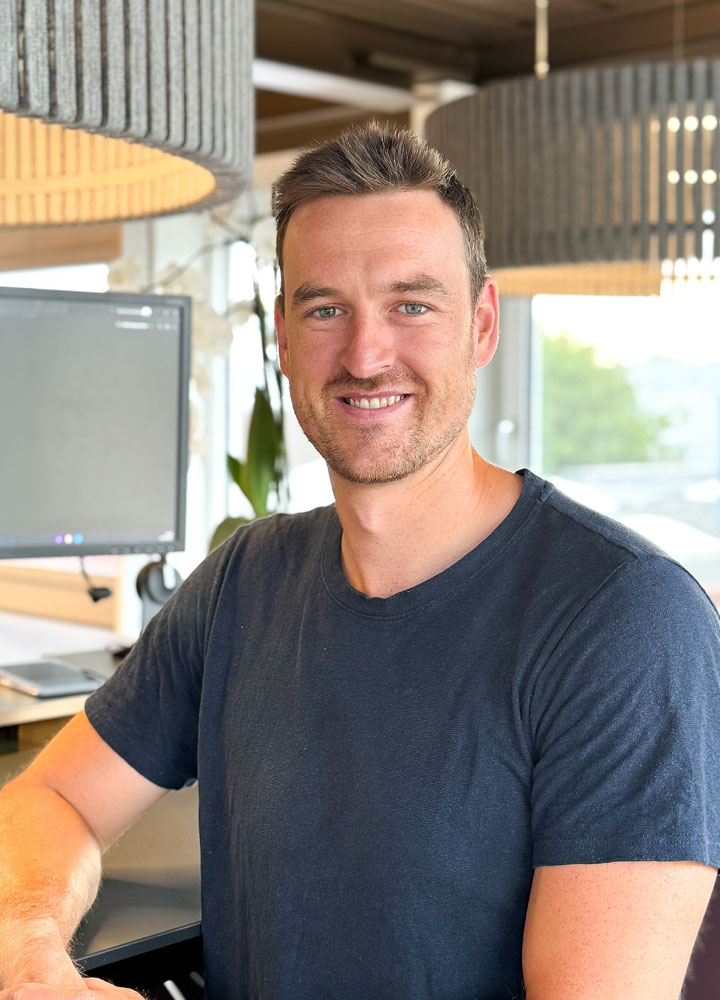 Juan Hausherr, Prozessfachmann bei der Schreinerei R. Brunner AG, Dällikon und Zürich