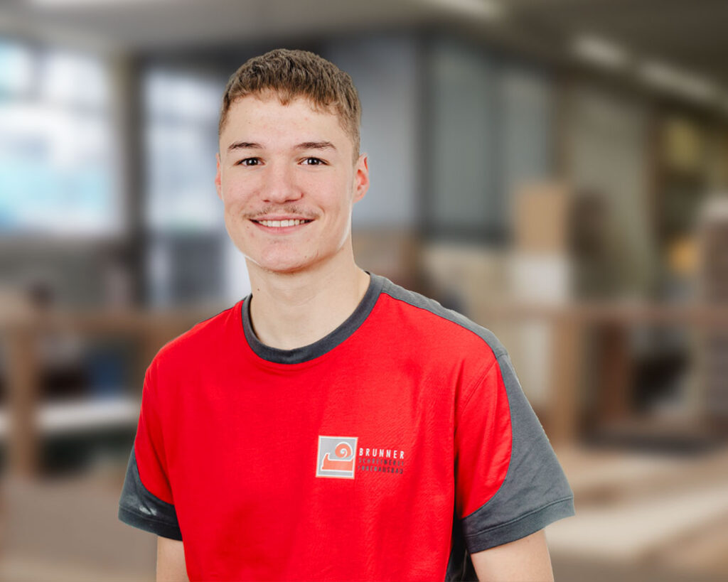 Livio Winkler, Schreiner bei der Schreinerei R. Brunner AG in Zürich
