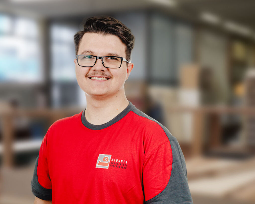 Luka Milanovic, Schreiner bei der Schreinerei R. Brunner AG in Zürich