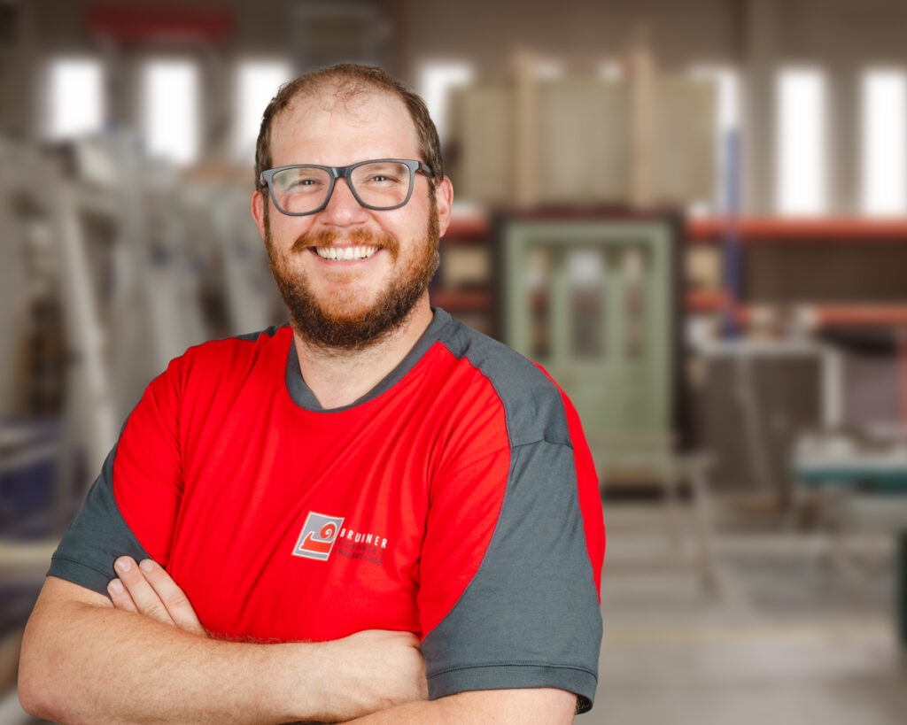 Manuel Gersbach, Schreiner-Monteur bei der Schreinerei R. Brunner AG in Zürich