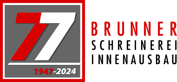 77 JAHRE Schreinerei Brunner CMYK breit