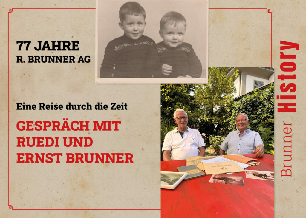Titelbild zum Beitrag über die Zeitreise mit Ruedi und Ernst Brunner