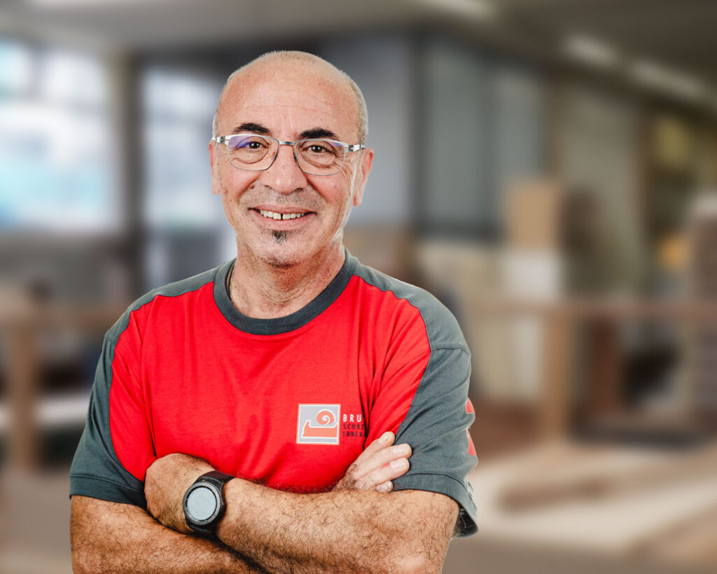 Gerardo Gentile, Maschinist bei der Schreinerei R. Brunner AG in Zürich